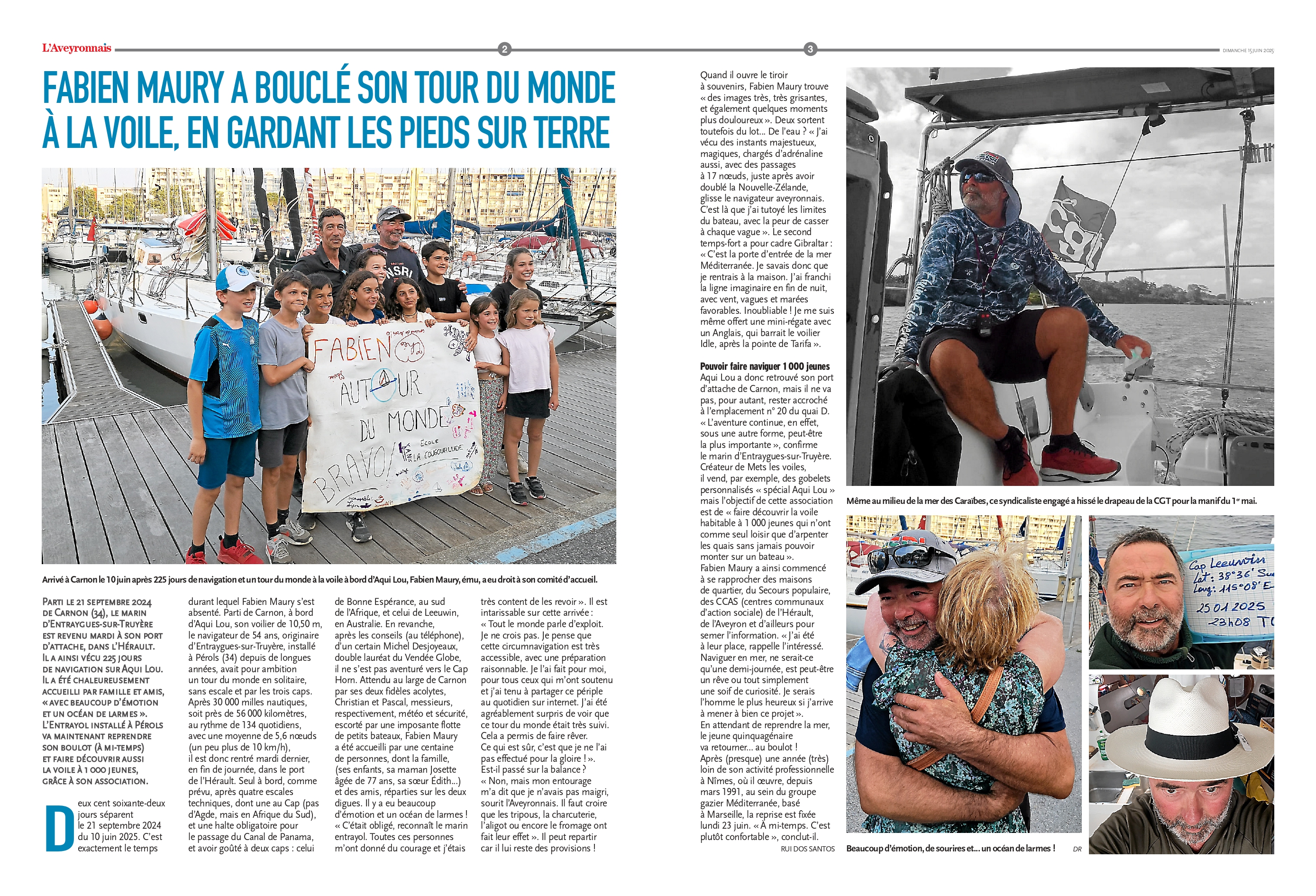 Article du journal Aveyronais 06/2025